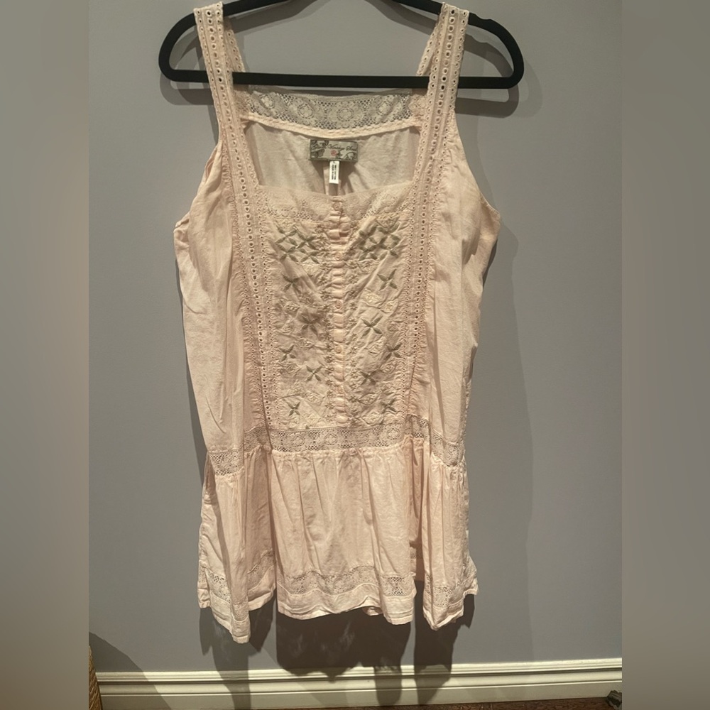 Cute Light Pink Glam Vintage Soul Dress In Size L